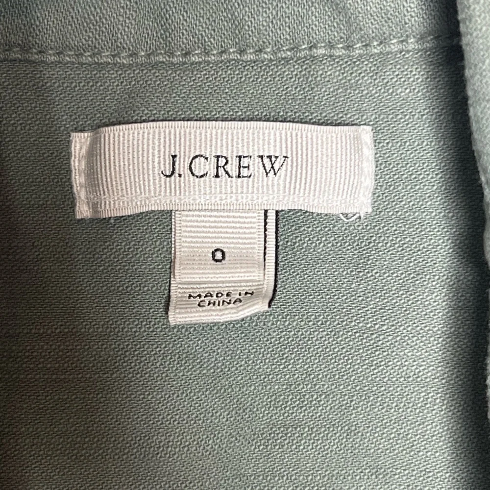 J. Crew Utility Denim-Style Shirt Jacket Size 0